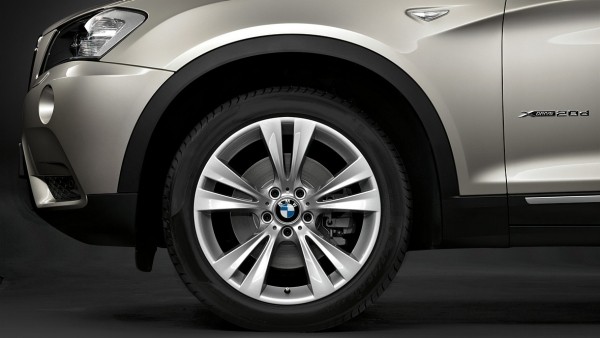 BMW X3 - Specs of rims, tires, PCD, offset for each year and generation